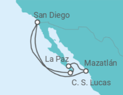 Itinerario del Crucero México - Royal Caribbean