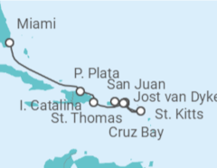Itinerario del Crucero Un viaje de cielos deslumbrantes y nuevos comienzos - Explora Journeys