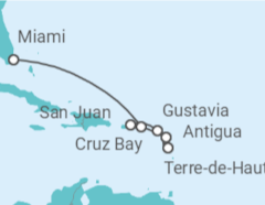 Itinerario del Crucero Un viaje de coloridos tesoros e idílicos paisajes isleños - Explora Journeys