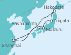 Itinerario del Crucero Japón - Royal Caribbean