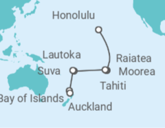 Itinerario del Crucero Desde Honolulu a Auckland - Celebrity Cruises