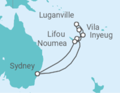 Itinerario del Crucero Vanuatu, Nueva Caledonia - Celebrity Cruises