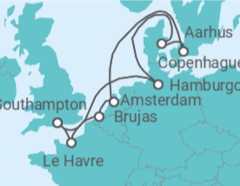 Itinerario del Crucero Rumbo a las Capitales del Norte - Princess Cruises