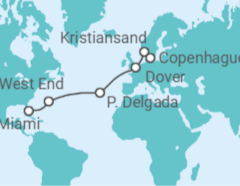 Itinerario del Crucero Pasaje del Norte de Europa - Princess Cruises
