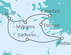 Itinerario del Crucero Grecia - Celestyal Cruises