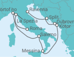 Itinerario del Crucero Croacia, Montenegro, Italia - Con vuelos - Celebrity Cruises