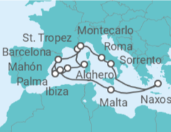 Itinerario del Crucero Un viaje por costas impresionantes e islas tranquilas - Explora Journeys