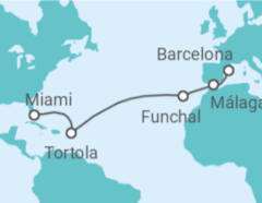 Itinerario del Crucero Felices fiestas por el Océano Atlántico - Regent Seven Seas