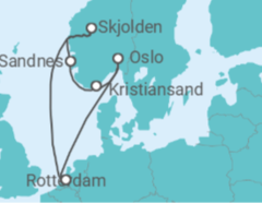 Itinerario del Crucero Noruega - Holland America Line