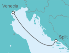 Itinerario del Crucero Italia - MSC Cruceros