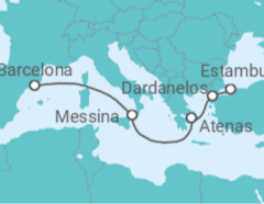 Itinerario del Crucero Italia, Grecia, Turquía - Cunard