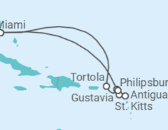 Itinerario del Crucero Brisa de las Bahamas - Regent Seven Seas