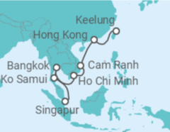 Itinerario del Crucero Descubrimientos culinarios - Regent Seven Seas