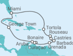 Itinerario del Crucero Romance en Roseau - Regent Seven Seas