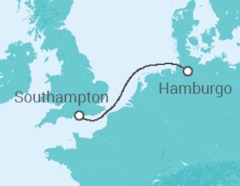 Itinerario del Crucero Reino Unido - Cunard