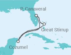 Itinerario del Crucero México - NCL Norwegian Cruise Line