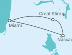 Itinerario del Crucero Bahamas - NCL Norwegian Cruise Line