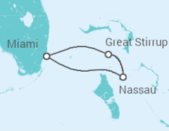 Itinerario del Crucero Bahamas: Great Stirrup Cay y Nasáu - NCL Norwegian Cruise Line