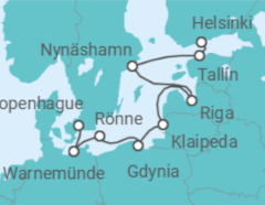 Itinerario del Crucero El Báltico: Alemania, Suecia y Polonia - NCL Norwegian Cruise Line