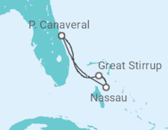 Itinerario del Crucero Bahamas: Great Stirrup Cay y Nasáu - NCL Norwegian Cruise Line
