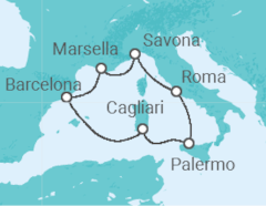 Itinerario del Crucero Un mar, mil historias - Costa Cruceros