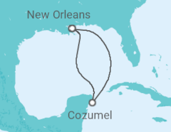 Itinerario del Crucero México - Carnival Cruise Line