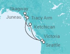 Itinerario del Crucero Alaska - Carnival Cruise Line