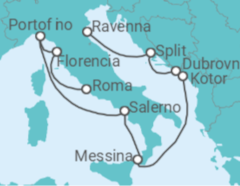 Itinerario del Crucero Croacia, Montenegro, Italia - Celebrity Cruises