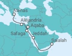 Itinerario del Crucero Crucero a través de los milenios - Nicko Cruises