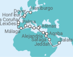 Itinerario del Crucero Pura diversidad: de Oriente a Europa - Nicko Cruises