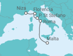 Itinerario del Crucero Italia - Silversea