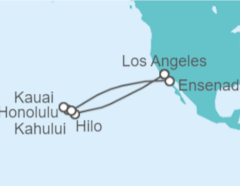 Itinerario del Crucero Islas Hawaianas - Princess Cruises