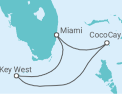 Itinerario del Crucero Estados Unidos (EE.UU.) - Royal Caribbean