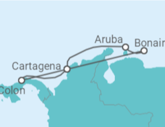 Itinerario del Crucero Colombia, Aruba, Bonaire, San Eustaquio y Saba - Royal Caribbean