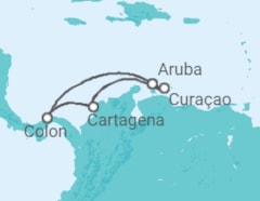 Itinerario del Crucero Colombia, Curaçao, Aruba - Royal Caribbean