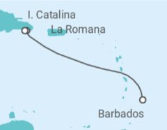 Itinerario del Crucero República Dominicana - MSC Cruceros