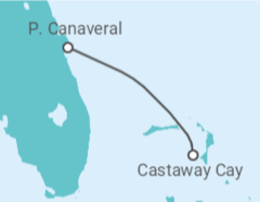 Itinerario del Crucero Estados Unidos (EE.UU.) - Disney Cruise Line