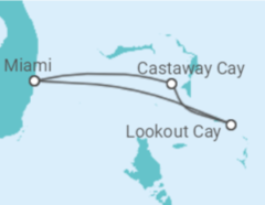 Itinerario del Crucero Estados Unidos (EE.UU.) - Disney Cruise Line