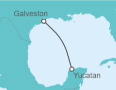Itinerario del Crucero México - Disney Cruise Line