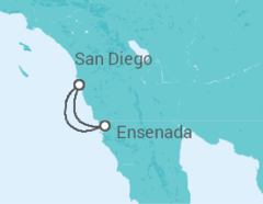 Itinerario del Crucero México - Disney Cruise Line