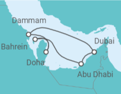 Itinerario del Crucero Emiratos Árabes, Qatar - Explora Journeys