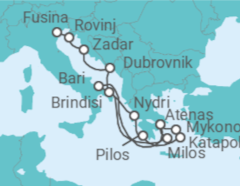 Itinerario del Crucero Un largo viaje entre secretos susurrados y tesoros costeros - Explora Journeys