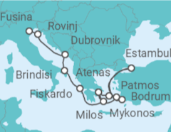Itinerario del Crucero Un viaje ampliado por costas doradas y tierras legendarias - Explora Journeys