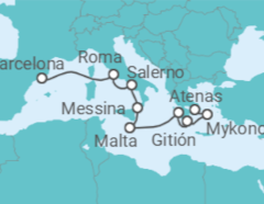 Itinerario del Crucero Carisma costero - Oceania Cruises
