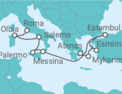 Itinerario del Crucero El nacimiento de la civilización - Oceania Cruises