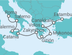 Itinerario del Crucero Trojan Trek  - Oceania Cruises