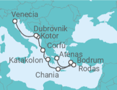 Itinerario del Crucero Ruinas y romance - Oceania Cruises