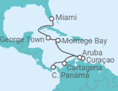 Itinerario del Crucero Canal Clásico y Trópicos - Oceania Cruises