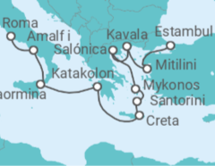 Itinerario del Crucero Islas griegas icónicas - Oceania Cruises