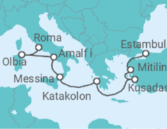 Itinerario del Crucero Encantadoras Ruinas Antiguas - Oceania Cruises